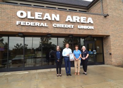 Olean Area FCU ranked among top Commercial Lenders.