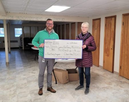 OLEAN AREA FCU DONATES $4,000 TO FOOD PANTRIES